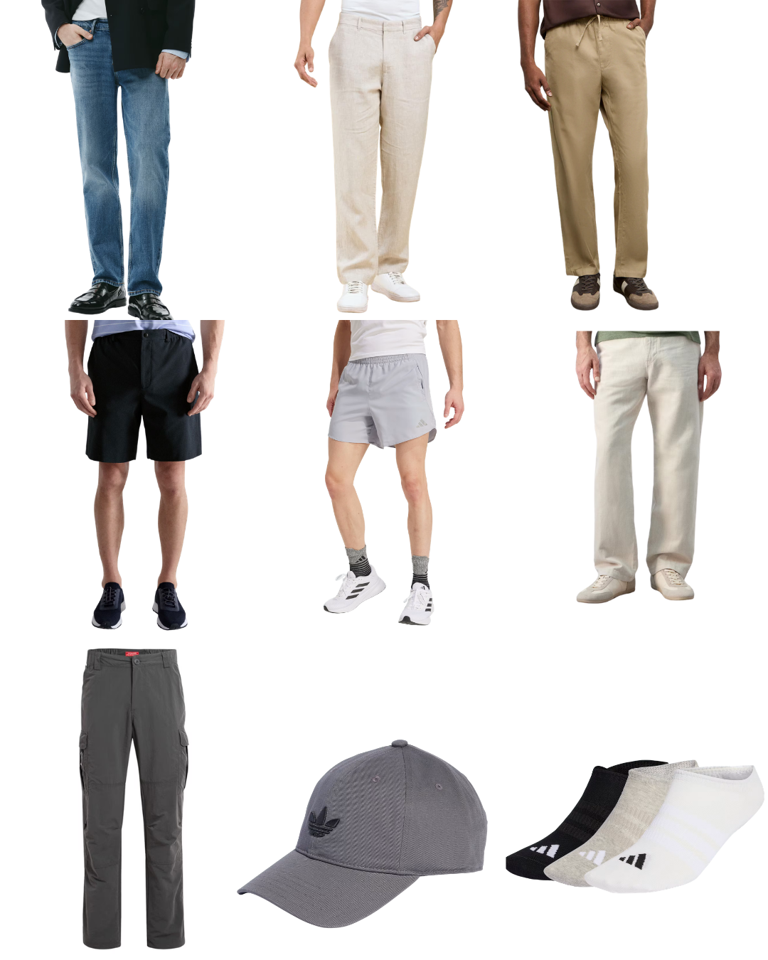 Bottom Wear for men's capsule wardrobe